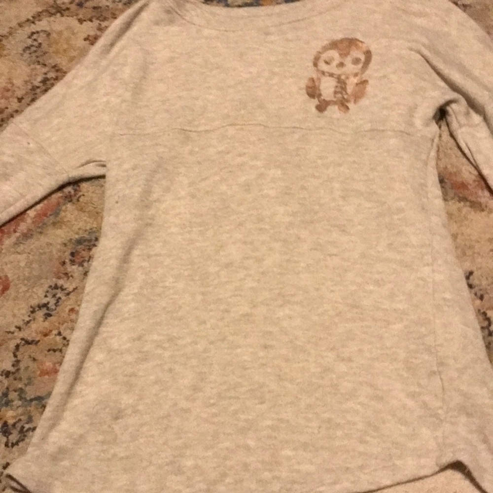 A gray shirt